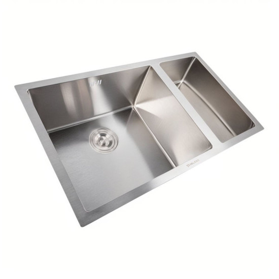 Кухонная мойка Valeso Handmade 76*45 под столешницу (3.0/0.8)