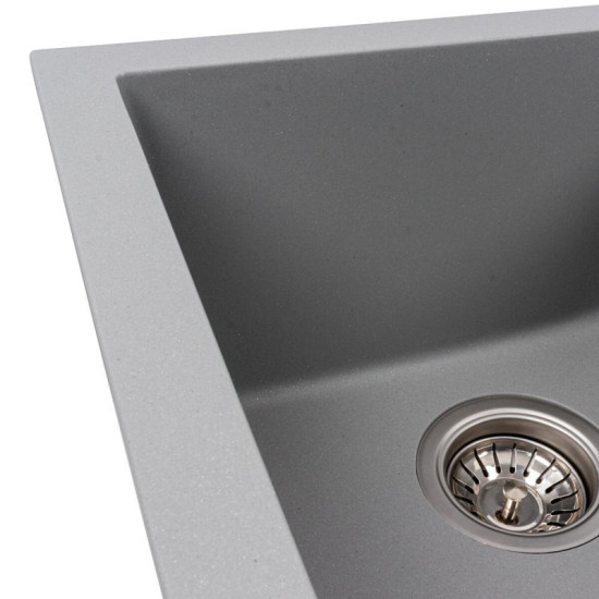 Кухонна мийка Valeso 7950 VIATRIX сірий металік