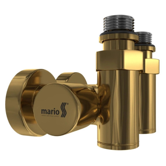 Кран угловой под Тэн Mario золото (4.0.0500.56.G)