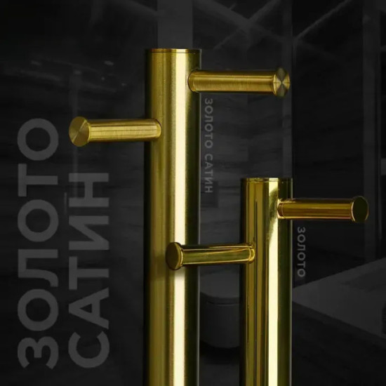 Рушникосушарка Mario INOX Чикаго 1170х530/500 золото лайт сатин (1.4.048512.BLG)