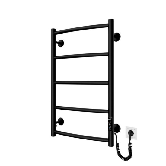 Рушникосушарка Mario Класік НР-I 650х430/75 електр. TR К чорний мат (2.3.0113.10.BM)