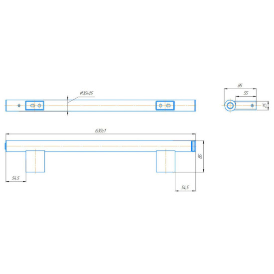 Рушникосушарка Mario Нота-І 30x630/85 (2.13.046002.0)