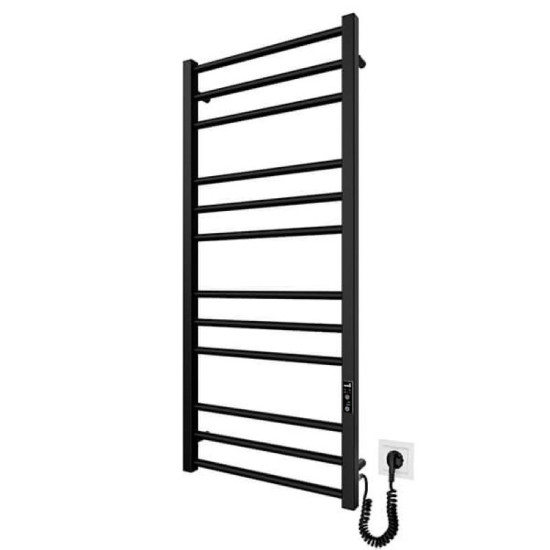 Полотенцесушитель Mario Премиум Классик-I 1100х500/80 електр. TR К черный мат (2.2.1610.03.BM)