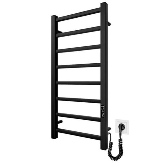 Полотенцесушитель Mario Токио-І 800х400/80 електр. TR К черный мат (2.2.1705.03.BM)