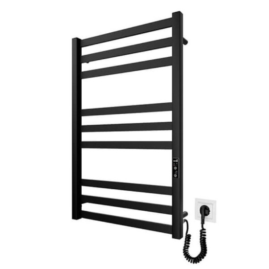 Полотенцесушитель Mario Чикаго-І 800х500/80 TR K черный мат (2.2.2101.03.BM)