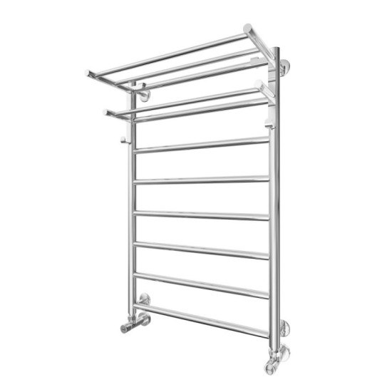 Полиця навісна Mario INOX 520х204 (кругла) (9.026.045055.P)