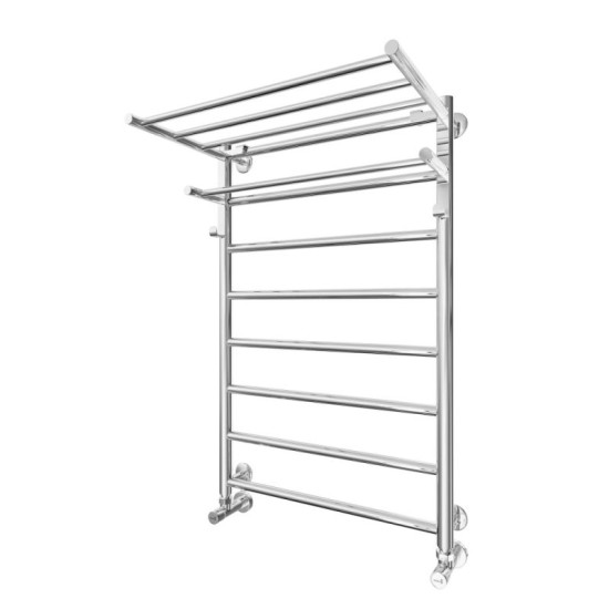 Полиця навісна Mario INOX 520х253 (кругла) (9.026.045082.P)