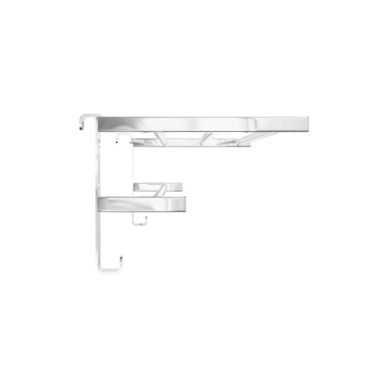 Полиця навісна Mario INOX 520х284 (3.0.1400.13.P)