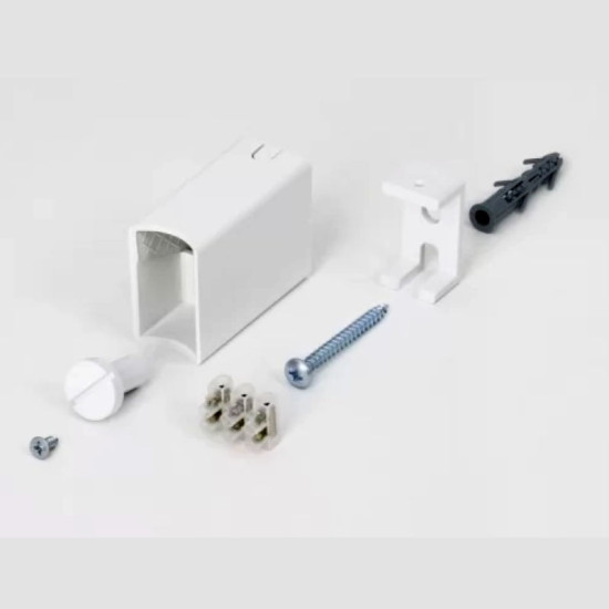 Комплект крепления HF белый матовый,  круглый (8.026.046011.WM)