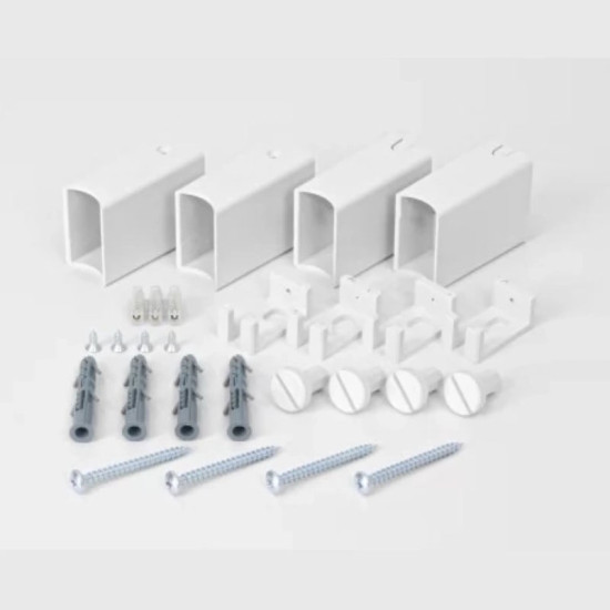 Комплект крепления HF белый матовый,  круглый (8.026.046011.WM)