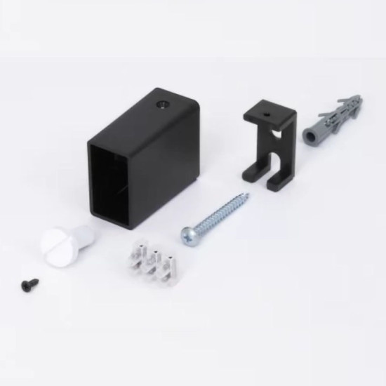 Комплект крепления HF черный матовый, профильный (8.026.046012.BM)