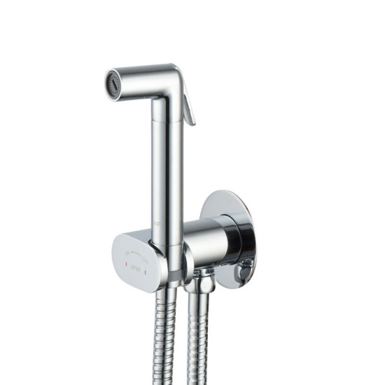 Гигиенический душ со смесителем Qtap Inspai-Varius QTINSVARCRMV00440601 Chrome