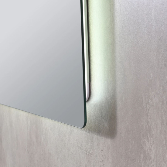 Зеркало Qtap Taurus (TA2) 800×700 мм с LED-подсветкой Touch, с антизапотеванием, с диммером, рег. темп. цвета QTTAU70070048955