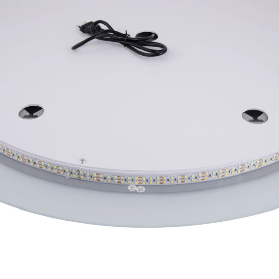 Зеркало Qtap Taurus R1000 с LED-подсветкой Touch, с антизапотеванием, с диммером QTTAUR100049004