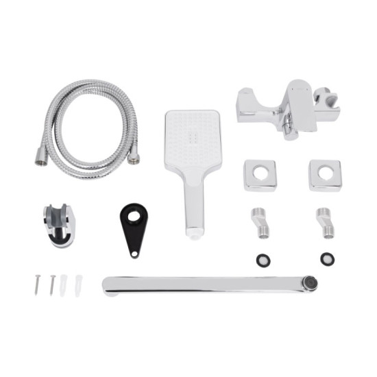 Змішувач для ванни Qtap Nando QTNAN260CRM48652 Chrome