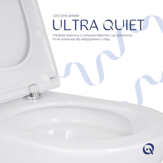 Унитаз подвесной Qtap Scorpio ML Ultra Quiet 520×365×365 мм, с сиденьем Soft-close MagLock, White QTSCOML26W49624