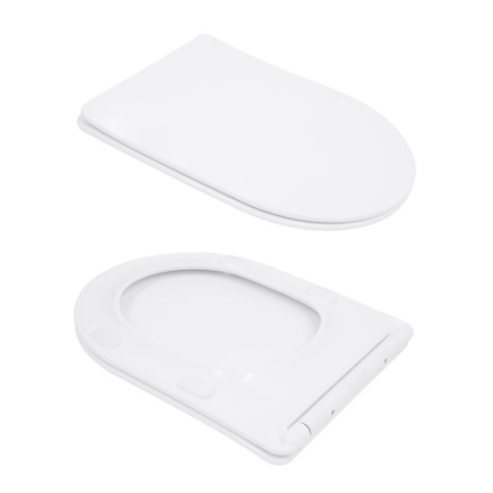 Унітаз-компакт Qtap Arvin Ultra Quiet 630×350×795 мм із сидінням Soft-close, White QTARV27W49259