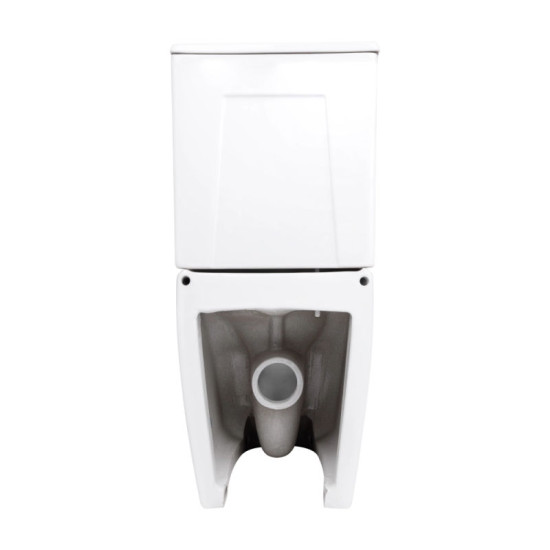 Унитаз-компакт Qtap Evia Ultra Quiet 630×350×795 мм с сиденьем Soft-close, White QTEVI27W49258