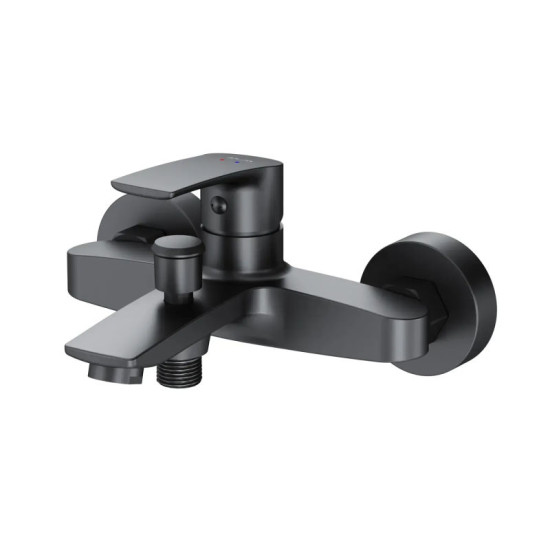 Смеситель для ванны Am.Pm Pride F7C10022 (черный матовый)