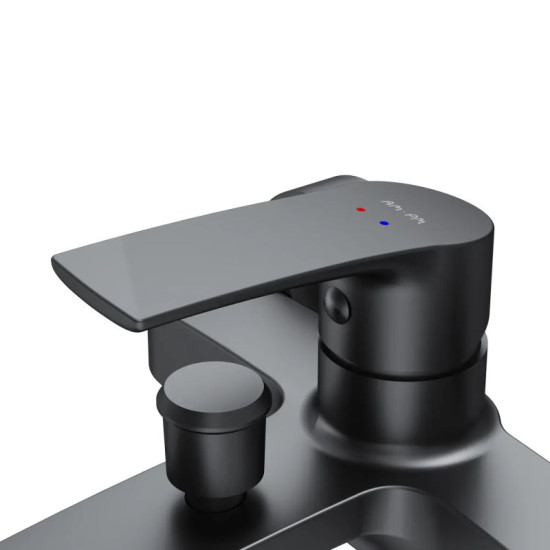 Смеситель для ванны Am.Pm Pride F7C10022 (черный матовый)