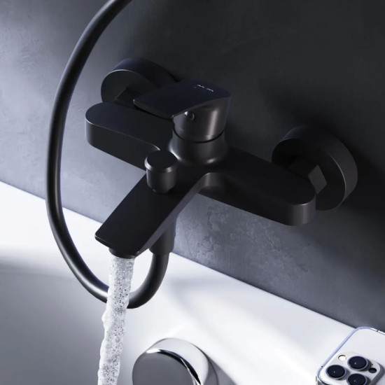 Смеситель для ванны Am.Pm Pride F7C10022 (черный матовый)
