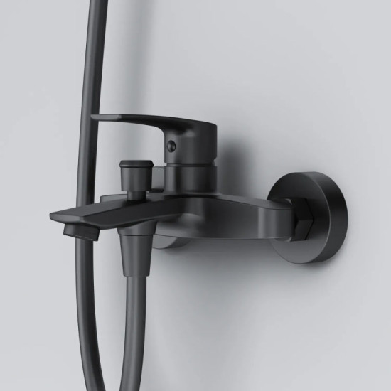 Смеситель для ванны Am.Pm Pride F7C10022 (черный матовый)