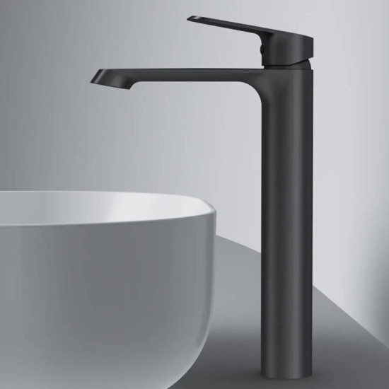 Змішувач для раковини Am.Pm Func F8F92022 (чорний матовий, високий)