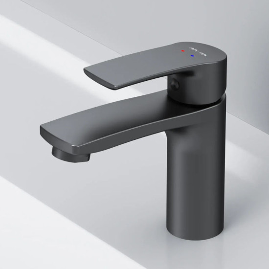 Смеситель для раковины Am.Pm Pride F7C02122 (черный матовый)