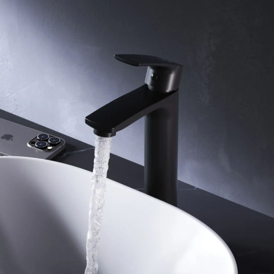 Смеситель для раковины Am.Pm Pride F7C92022 (черный матовый, высокий)