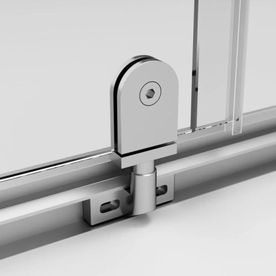 Душова кабіна Am.Pm Gem 5-corner Pivot W90UG-405-090MT 90x90 прозора, профіль матовий хром, без піддону