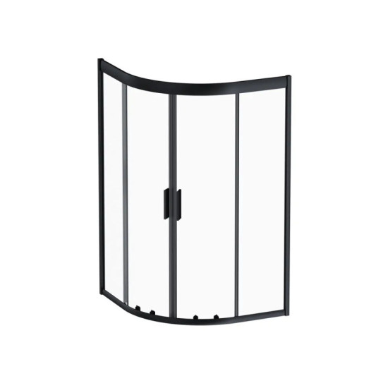 Душевая кабина Am.Pm Gem Deep W90UG-401A090BT 90x90 прозрачная, профиль черный мат, без поддона