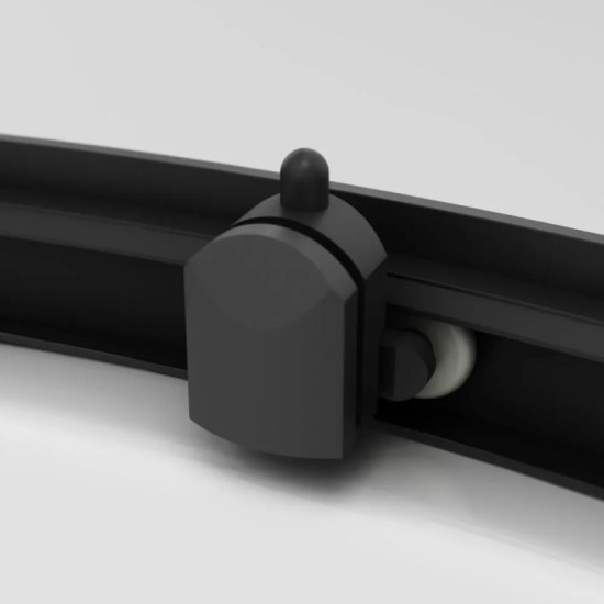 Душова кабіна Am.Pm Gem W90UG-401-090BT 90x90 прозора, профіль чорний матовий, без піддону