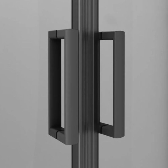 Душевая кабина Am.Pm Gem W90UG-401-100BT 100x100 прозрачная, профиль черный матовий, без поддона