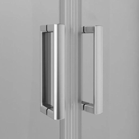 Душова кабіна Am.Pm Gem W90UG-401-100MT 100x100 прозора, профіль матовий хром, без піддону