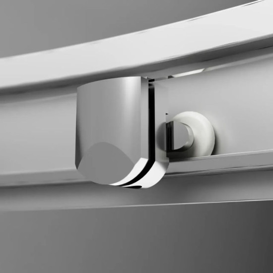 Душова кабіна Am.Pm Gem W90UG-401-100MT 100x100 прозора, профіль матовий хром, без піддону