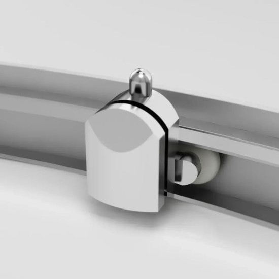 Душова кабіна Am.Pm Gem W90UG-401-100MT 100x100 прозора, профіль матовий хром, без піддону