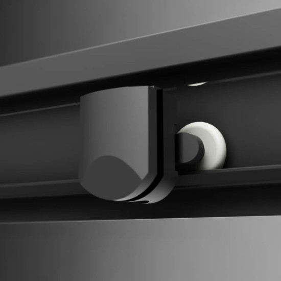 Душова кабіна Am.Pm Gem W90UG-404-120290-BT120x90 прозора, профіль чорний мат.