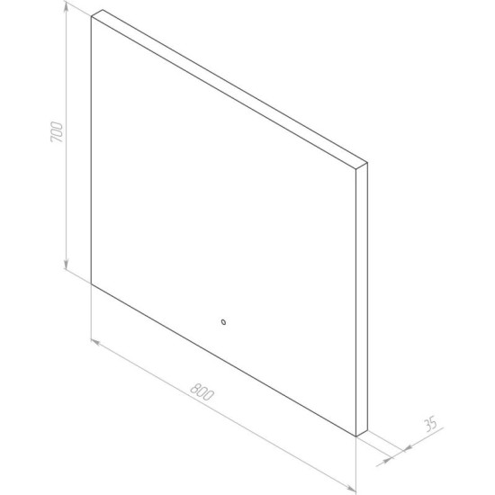 Дзеркало Am.Pm X-Joy MXAMOX10801S