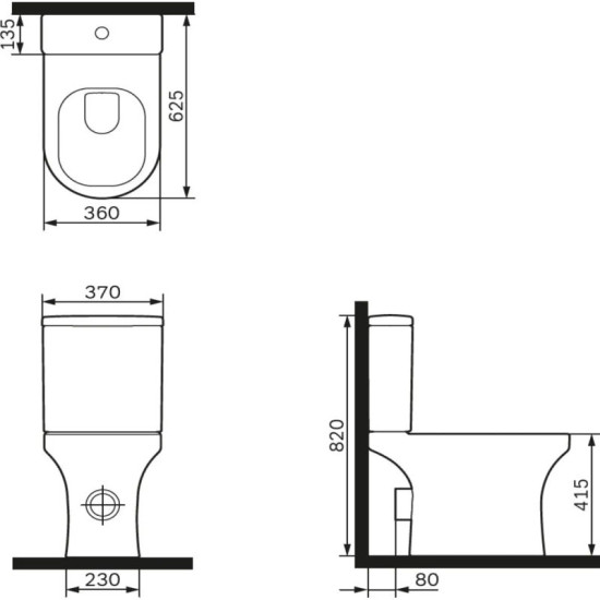 Унитаз-компакт Am.Pm X-joy CXA8602SC