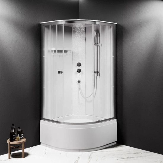 Душова кабіна Am.Pm X-Joy W94C-401A-090MT 90x90 профіль мат.хром, прозора