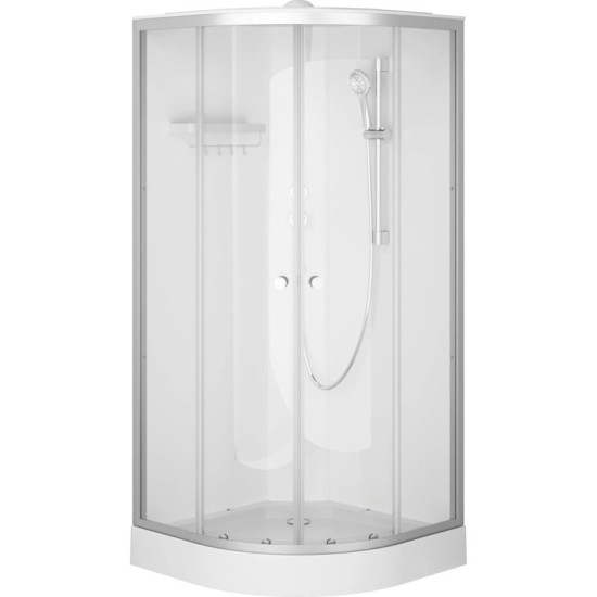 Душова кабіна Am.Pm X-Joy W94C-401-090MT 90x90 профіль мат.хром, прозора