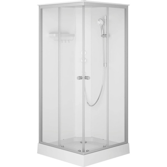 Душова кабіна Am.Pm X-Joy W94C-403-090MT 90x90 профіль мат.хром, прозора