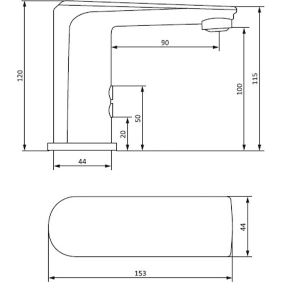 Смеситель для раковины Damixa Jupiter 770290000