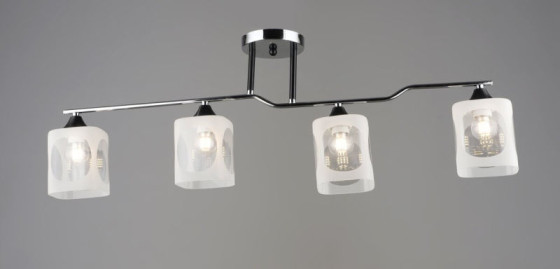 Люстра Valeso B K2284/4 CH+BK