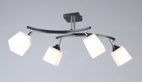 Люстра Valeso B N1435/4 (Черный + Хром)