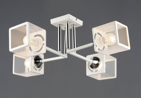 Люстра Valeso N6637/4 Белый + Хром