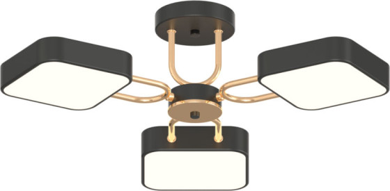 Люстра Valeso XI3362-3 Чорний+золото