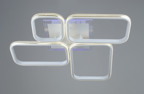 Люстра акриловая светодиодная Sirius B YH919/4 WT