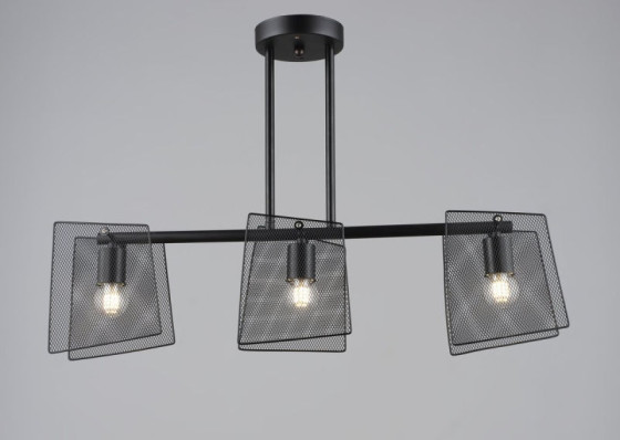 Люстра в стилі лофт Sirius B S2469/3 BK чорна