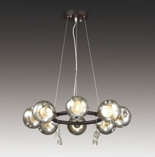 Люстра в стиле лофт Sirius H288-8 на 8 плафонов